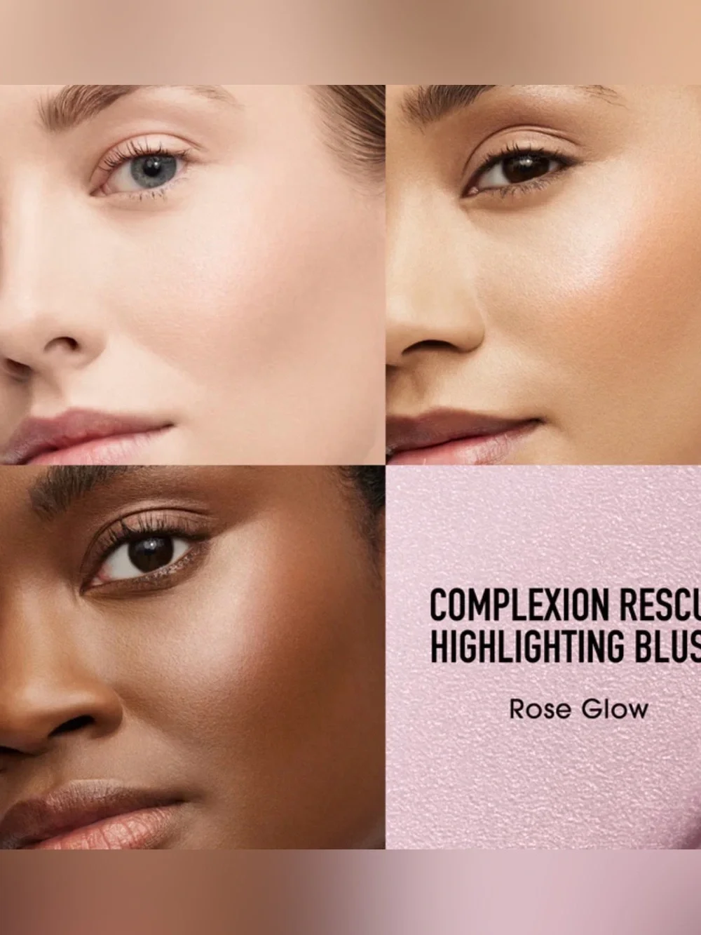 bareMinerals Complexion Rescue Highlighting Blush in Rose Glow New/Sealed
